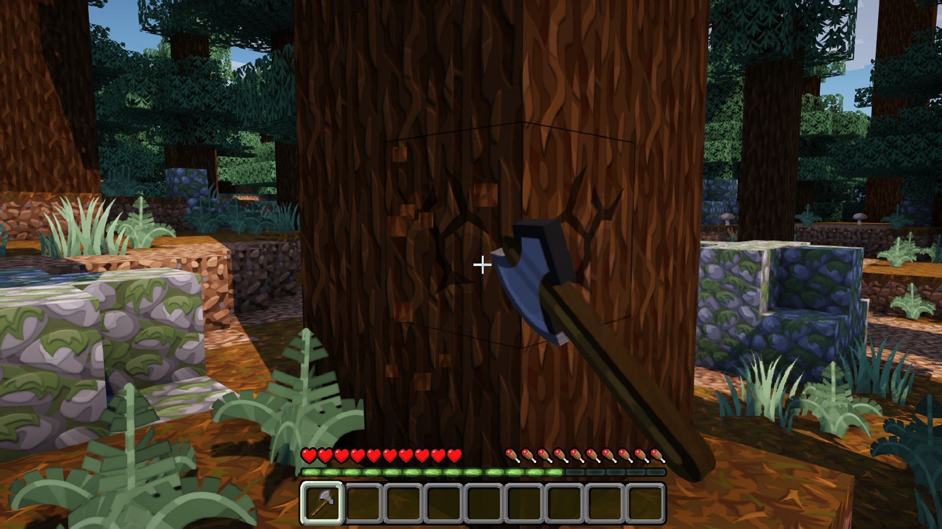 Prime HD Textures upscale Minecraft's textures with a pleasing hand-painted style. (Image via Prime_Mods/CurseForge)